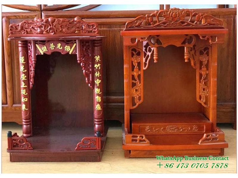 Rak Altar Baru Kayu Gaya Pagoda